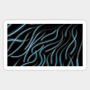 Blue Release Abstract Magnet